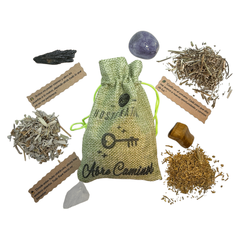 Geanta magică deschide căi HOSTENATURA - Amuletă naturală pentru a deschide căi și a debloca situații - Include ritual-AMULETE-HOSTENATURA
