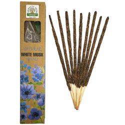Incenso Natural Almíscar Branco Namastê Índia Masala Natural - 1 pacote de incenso orgânico 30gr.