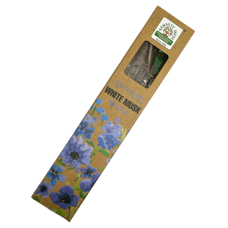 Encens Naturel Musc Blanc Namaste Inde Masala Naturel - 1 paquet d’encens bio 30gr.