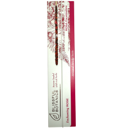 Incenso Biologico Blissful Botanics Rose TULASI Natural Artisan - Lovely Rose - 8 Bastoncini di Incenso Biologico