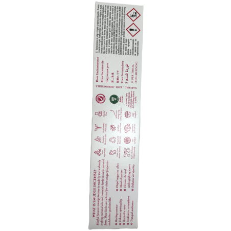 Encens Bio Blissful Botanics Rose TULASI Artisan Naturel - Lovely Rose - 8 Bâtonnets d’Encens Bio