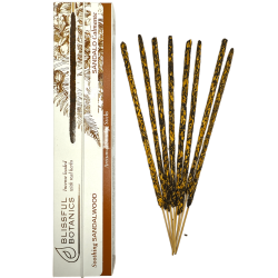 Incenso Biologico Sandalo Beato Botanico TULASI Naturale Artigianale - Sandalo Lenitivo - 8 bastoncini di incenso biologico