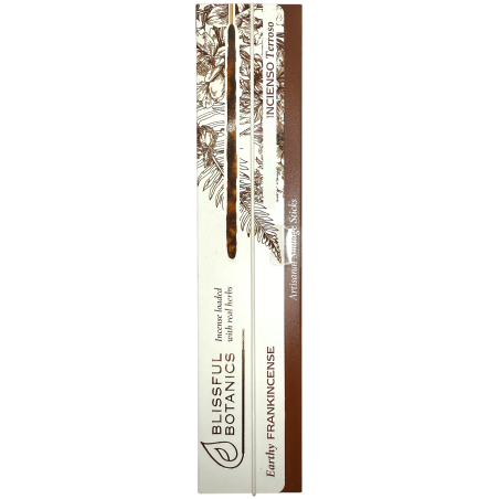 Incenso Biologico Incenso Beato Botanico TULASI Naturale Artigianale - Incenso Terroso - 8 bastoncini di incenso biologico