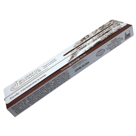 Organiczne kadzidło kadzidło Błoga botanika TULASI Natural Artisan - Ziemiste kadzidło - 8 organicznych kadzidełek