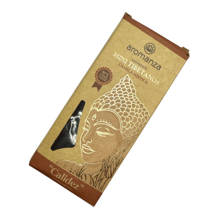 Mini Kadzidło Tybetańskie Mistyczne Cynamon Aromanza Argentyna - 8 kadzidełek Czas trwania 40 min - Ciepło