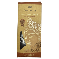 Mini tibetansk rökelse mystisk kanel Aromanza Argentina - 8 rökelsestänger 40 min varaktighet - Värme