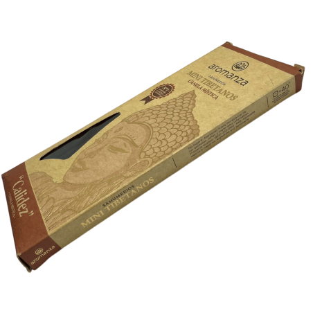Mini Kadzidło Tybetańskie Mistyczne Cynamon Aromanza Argentyna - 8 kadzidełek Czas trwania 40 min - Ciepło