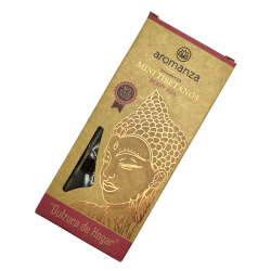 Mini Tibetan Incense Berry Kiss Aromanza Argentina - 8 rökelsepinnar 40 min varaktighet - Hemmets sötma