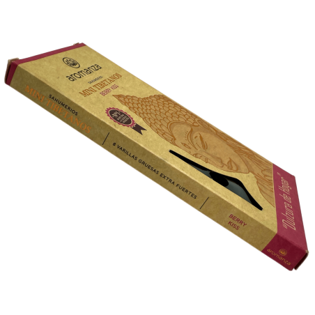 Mini incenso tibetano Berry Kiss Aromanza Argentina - 8 bastoncini di incenso durata 40min - Dolcezza di casa