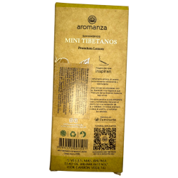 Mini Incenso Tibetano Limone Aromanza Argentina - 8 bastoncini di incenso durata 40min - Percorsi Aperti