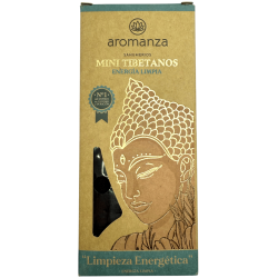 Mini Encens Tibétain Energie Propre Aromanza Argentina - 8 bâtonnets d’encens durée 40min - Nettoyage Energie