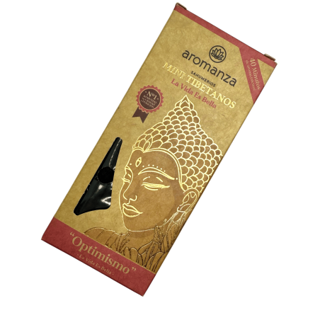 Mini incenso tibetano La vita è bella Aromanza Argentina - 8 bastoncini di incenso durata 40min - Ottimismo
