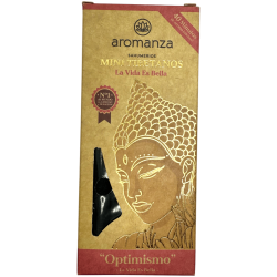 Mini Tibetan Räucherstäbchen Das Leben ist schön Aromanza Argentinien - 8 Räucherstäbchen 40min Dauer - Optimism