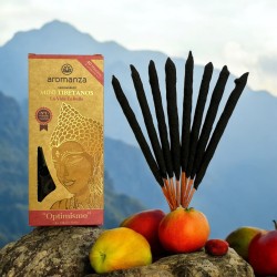 Mini Tibetan Räucherstäbchen Das Leben ist schön Aromanza Argentinien - 8 Räucherstäbchen 40min Dauer - Optimism