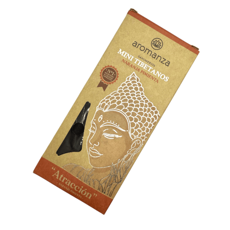 Mini Tibetan Incense Orange Pepper Aromanza Argentina - 8 incense sticks 40min duration - Attraction