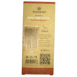 Mini Tibetan Räucherstäbchen Orange Pfeffer Aromanza Argentinien - 8 Räucherstäbchen 40min Dauer - Attraktion