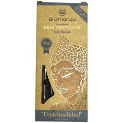 Incienso Mini Tibetanos Real Champa Aromanza Argentina - 8 sahumeris 40min - Espiritualitat