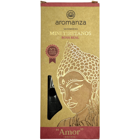 Mini Tibetan Incense Royal Rose Aromanza Argentina - 8 incense sticks 40min duration - Love