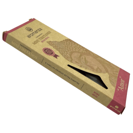 Mini Tibetan Incense Royal Rose Aromanza Argentina - 8 incense sticks 40min duration - Love