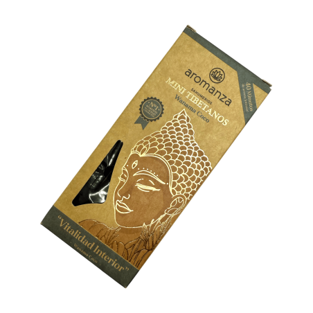 Incienso Mini Tibetanos Wanama Coco Aromanza Argentina - 8 sahumeris 40min - Vitalitat Interior