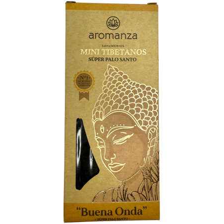 Mini Incenso Tibetano Super Palo Santo Aromanza Argentina - 8 incensos 40min duração - Good Wave