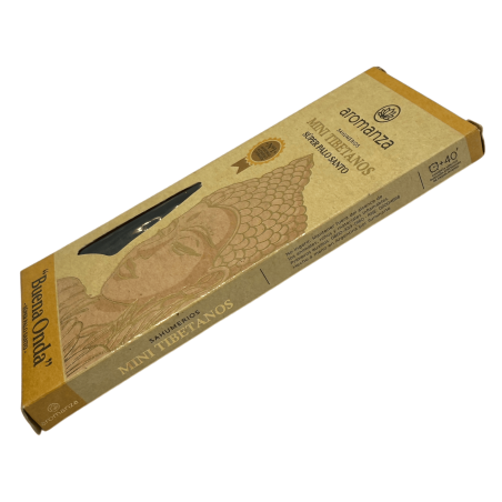 Mini tămâie tibetană Super Palo Santo Aromanza Argentina - 8 bețișoare de tămâie 40min durată - Good Wave
