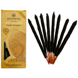 Mini tămâie tibetană vanilii fermecate Aromanza Argentina - 8 bețișoare de tămâie 40min durată - Abundență