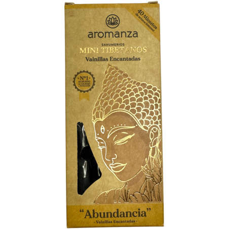 Mini Tibetaanse Wierook Betoverde Vanilles Aromanza Argentina - 8 wierookstokjes 40min duur - Overvloed