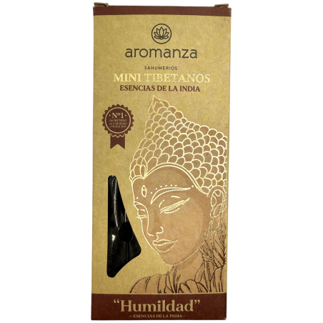 Mini Incenso Tibetano Essências da Índia Aromanza Argentina - 8 incensos 40min de duração - Humildade