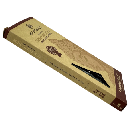 Mini Incenso Tibetano Essências da Índia Aromanza Argentina - 8 incensos 40min de duração - Humildade
