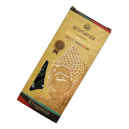 Mini tibetansk rökelse doftblandning Aromanza Argentina - 8 rökelsepinnar 40 min varaktighet - 8 dofter
