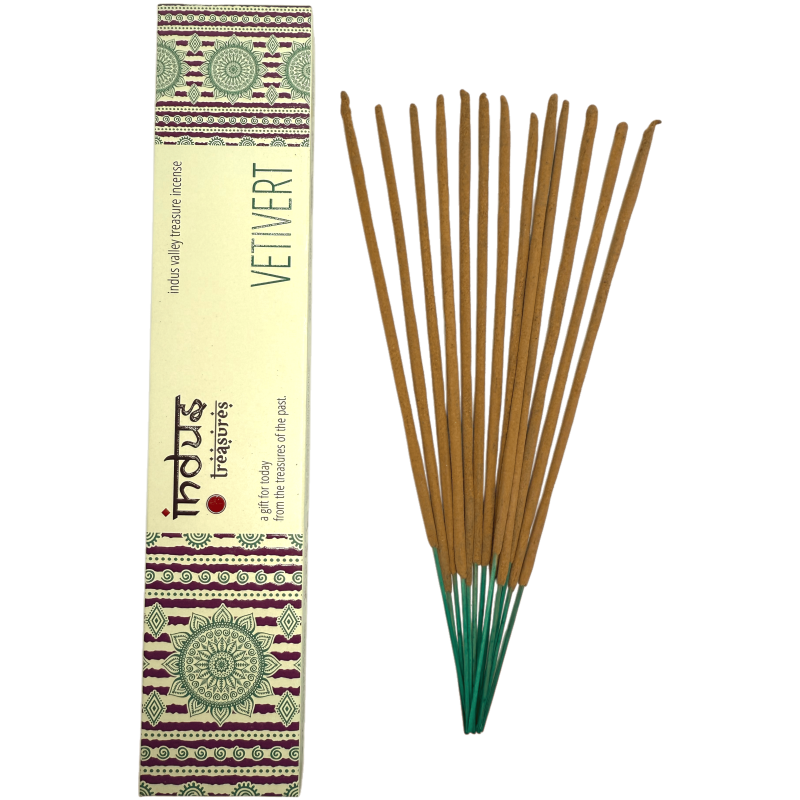 Vetivert Banjara Indus Räucherstäbchen - 15gr Packung Masala-Indus Banjara Räucherstäbchen-HOSTENATURA