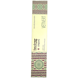Incienso Vetivert Banjara Indus - Cajetilla de 15gr Masala