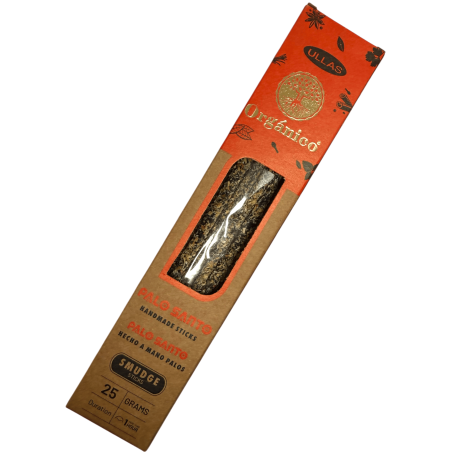 Palo Santo Wierook - ULLAS - Handgemaakt - 25g - Gemaakt in India - 100% natuurlijk - ULLAS biologische wierook