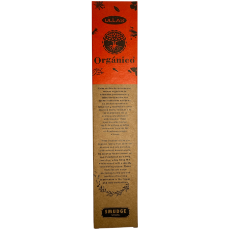Encens Ulles de Pal Santo - ULLAS - Fet a mà - 25gr - Fet a Índia - 100% Natural - ULLAS Encens Orgànic