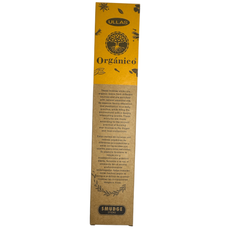 Incenso alla calendula Ullas - Fatto a mano - 25g - Prodotto in India - 100% naturale - Incenso biologico ULLAS