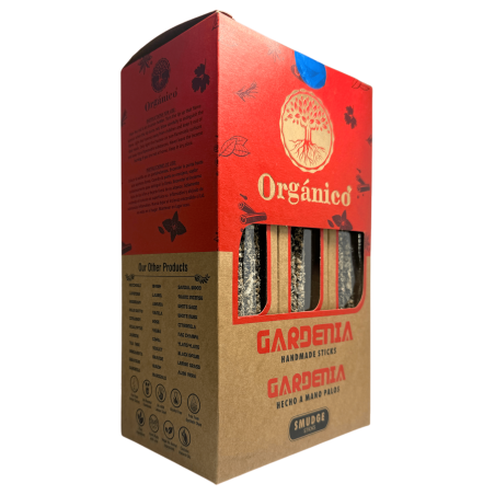 Caja Incienso Orgánico Gardenia ULLAS - 12 cajitas de 25gr.