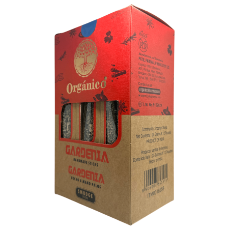 Caja Incienso Orgánico Gardenia ULLAS - 12 cajitas de 25gr.