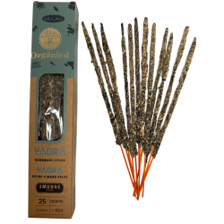 Incienso Ullas de Yagra - Hecho a mano - 25gr - Hecho en India - 100% Natural - ULLAS Incienso Orgánico