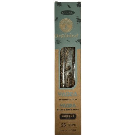 Encens Ulles de Yagra - Fet a mà - 25gr - Fet a Índia - 100% Natural - ULLAS Encens Orgànic