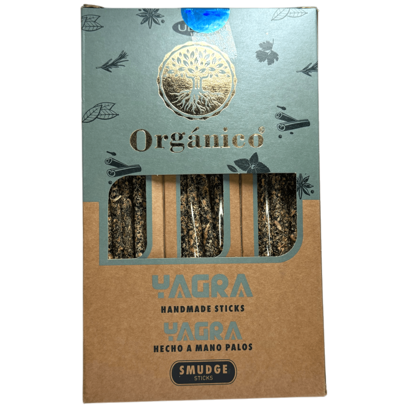 Caja Incienso Orgánico Yagra ULLAS - 12 cajitas de 25gr.-Cajas Incienso Ullas Orgánico-HOSTENATURA