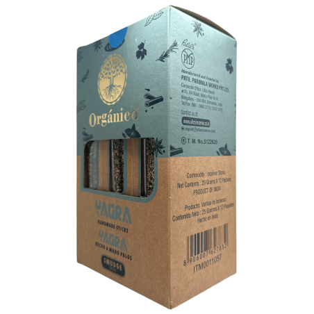 Coffret Encens Bio Yagra ULLAS - 12 boîtes de 25gr.