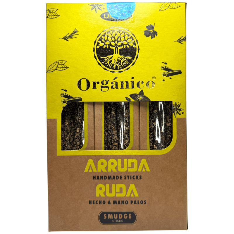 Caja Incienso Orgánico Ruda ULLAS - 12 cajitas de 25gr.-Cajas Incienso Ullas Orgánico-HOSTENATURA