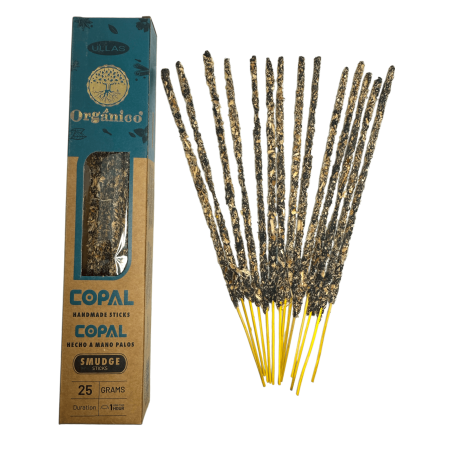 Encens Ulles de Copal - Fet a mà - 25gr - Fet a Índia - 100% Natural - ULLAS Encens Orgànic