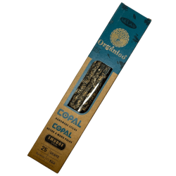 Incienso Ullas de Copal - Hecho a mano - 25gr - Hecho en India - 100% Natural - ULLAS Incienso Orgánico