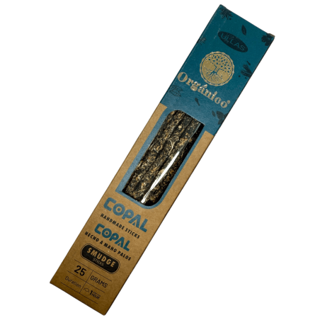 Incenso Copal Ullas - Fatto a mano - 25gr - Prodotto in India - 100% Naturale - Incenso biologico ULLAS