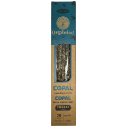 Incenso Copal Ullas - Fatto a mano - 25gr - Prodotto in India - 100% Naturale - Incenso biologico ULLAS