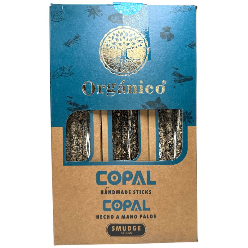 Caja Incienso Orgánico Copal ULLAS - 12 cajitas de 25gr.-Cajas Incienso Ullas Orgánico-HOSTENATURA