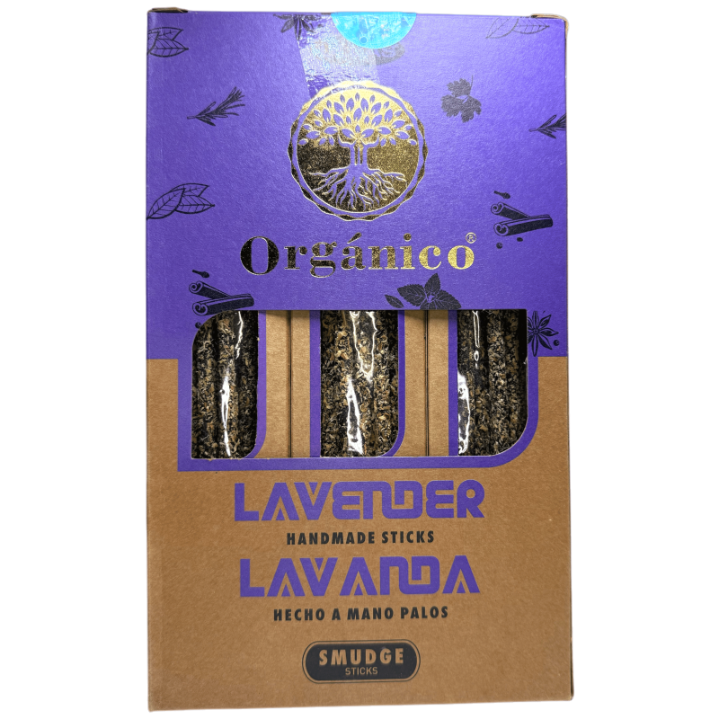 Caja Incienso Orgánico Lavanda ULLAS - 12 cajitas de 25gr.-Cajas Incienso Ullas Orgánico-HOSTENATURA