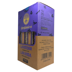 Caja Incienso Orgánico Lavanda ULLAS - 12 cajitas de 25gr.